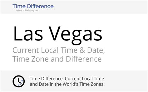 current time nevada|las vegas time difference.